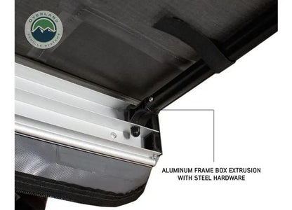 Overland Vehicle Systems / Up Down Air - NOMADIC 4.5FT AWNING WITH STYLISH BLACK CANOPY
