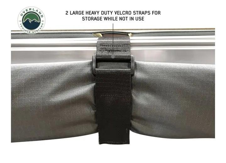 Overland Vehicle Systems / Up Down Air - NOMADIC 4.5FT AWNING WITH STYLISH BLACK CANOPY