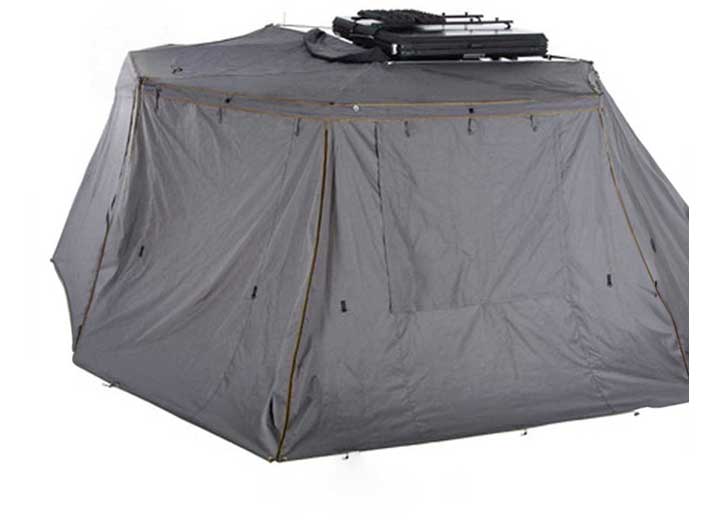 NOMADIC AWNING 270 - DRIVER'S SIDE WALL 2 WITH WINDOW - STYLISH DARK GRAY - INCLUDES STORAGE BAG