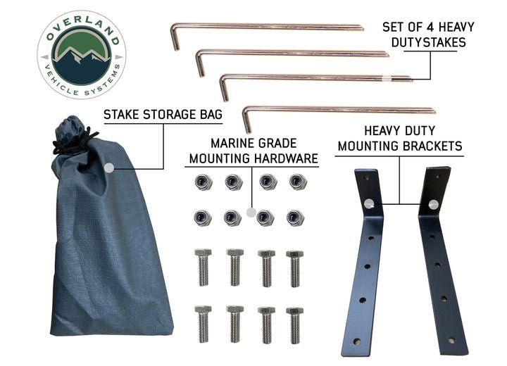 Overland Vehicle Systems / Up Down Air - NOMADIC QUICK DEPLOYING SHOWER