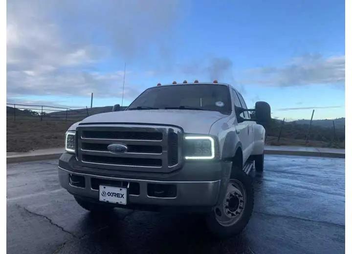 AlphaRex USA - NOVA - Series Alpha - Black LED Projector Headlights for 05 - 07 Ford Super Duty/Excursion – Enhanced Nighttime Visibility & Rugged Design