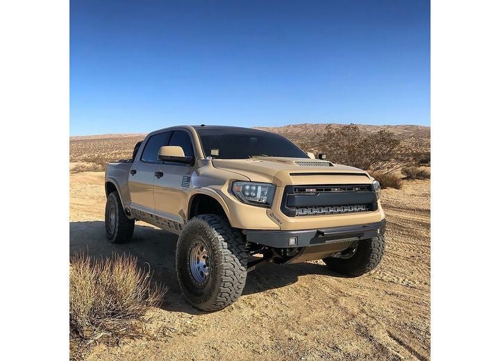 NOVA-Series G2 LED Projector Headlights for 2014-2021 Toyota Tundra – Sleek Black Design, Quad Projectors, and Dynamic Sequential Turn Signals