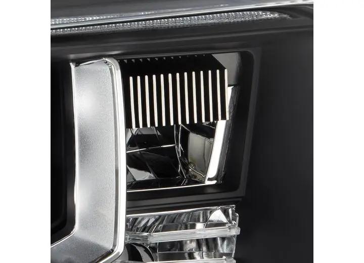 AlphaRex USA - NOVA - Series G2 LED Projector Headlights for 2014 - 2021 Toyota Tundra – Sleek Black Design, Quad Projectors, and Dynamic Sequential Turn Signals