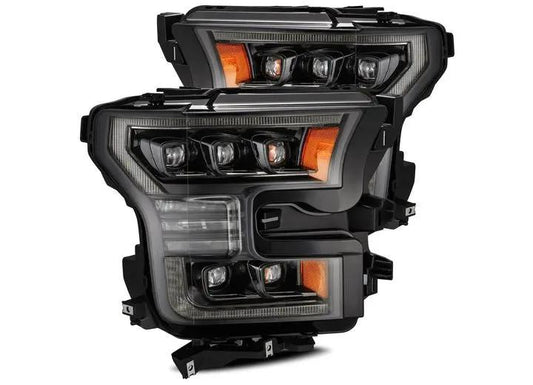 AlphaRex USA - NOVA - Series LED Projector Headlights for 2015 - 2020 Ford F150 & Raptor - Alpha - Black Finish