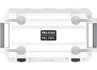 IM 70 Quart Elite Cooler in White and Gray - Maximum Insulation for Outdoor Adventures Pelican