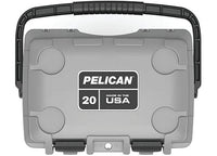 Pelican - Pelican Elite 20QT Cooler - Dark Gray/Green
