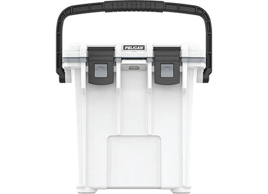 Elite 20QT Insulated Cooler in White and Gray - Perfect for Outdoor Adventures and Tailgating