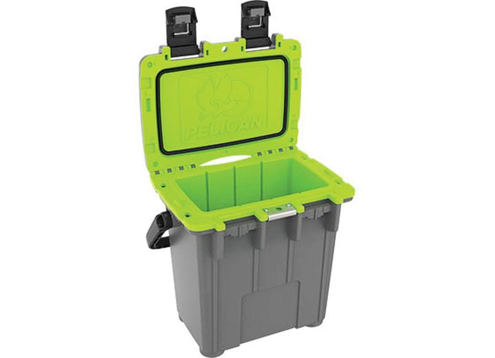 IM Elite 20QT Cooler in Dark Grey and Evergreen - Durable, Portable, and Stylish Design Pelican