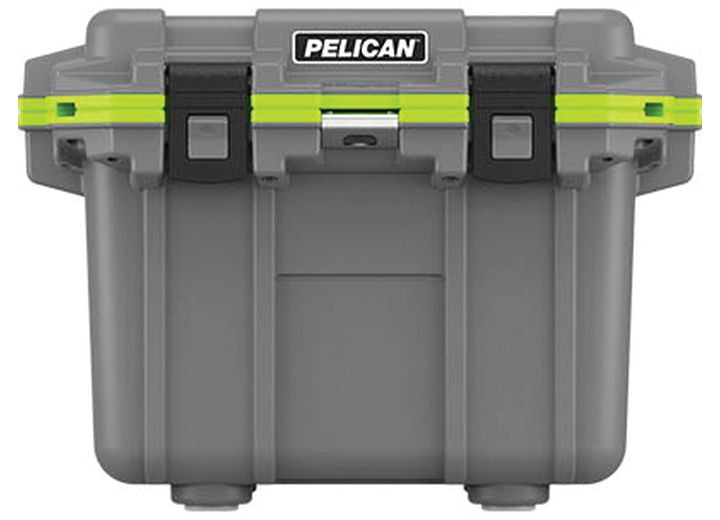 IM Elite 30QT Cooler in Dark Gray and Evergreen - Durable, Insulated Design for Outdoor Adventures Pelican