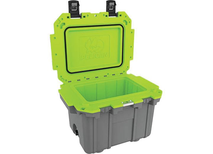 IM Elite 30QT Cooler in Dark Gray and Evergreen - Durable, Insulated Design for Outdoor Adventures Pelican