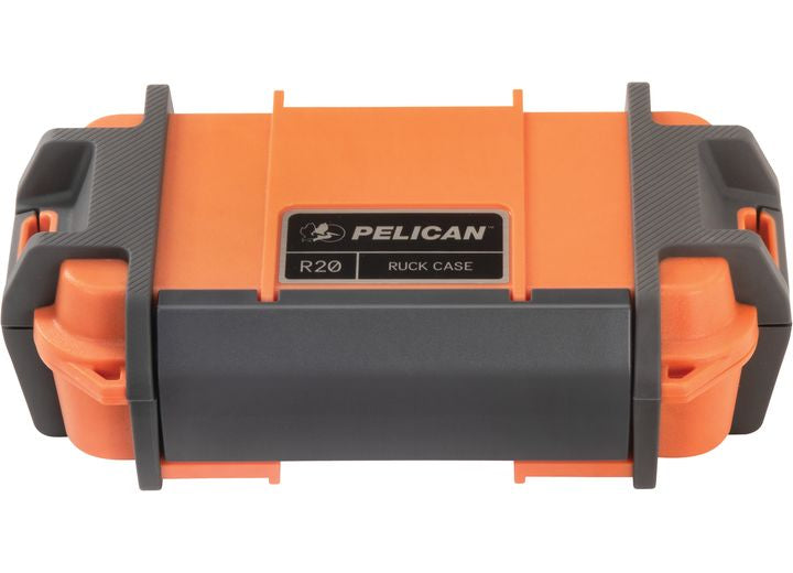 Pelican Ruck Case R20 - Durable Waterproof Orange Storage Solution for Outdoor Adventures Pelican