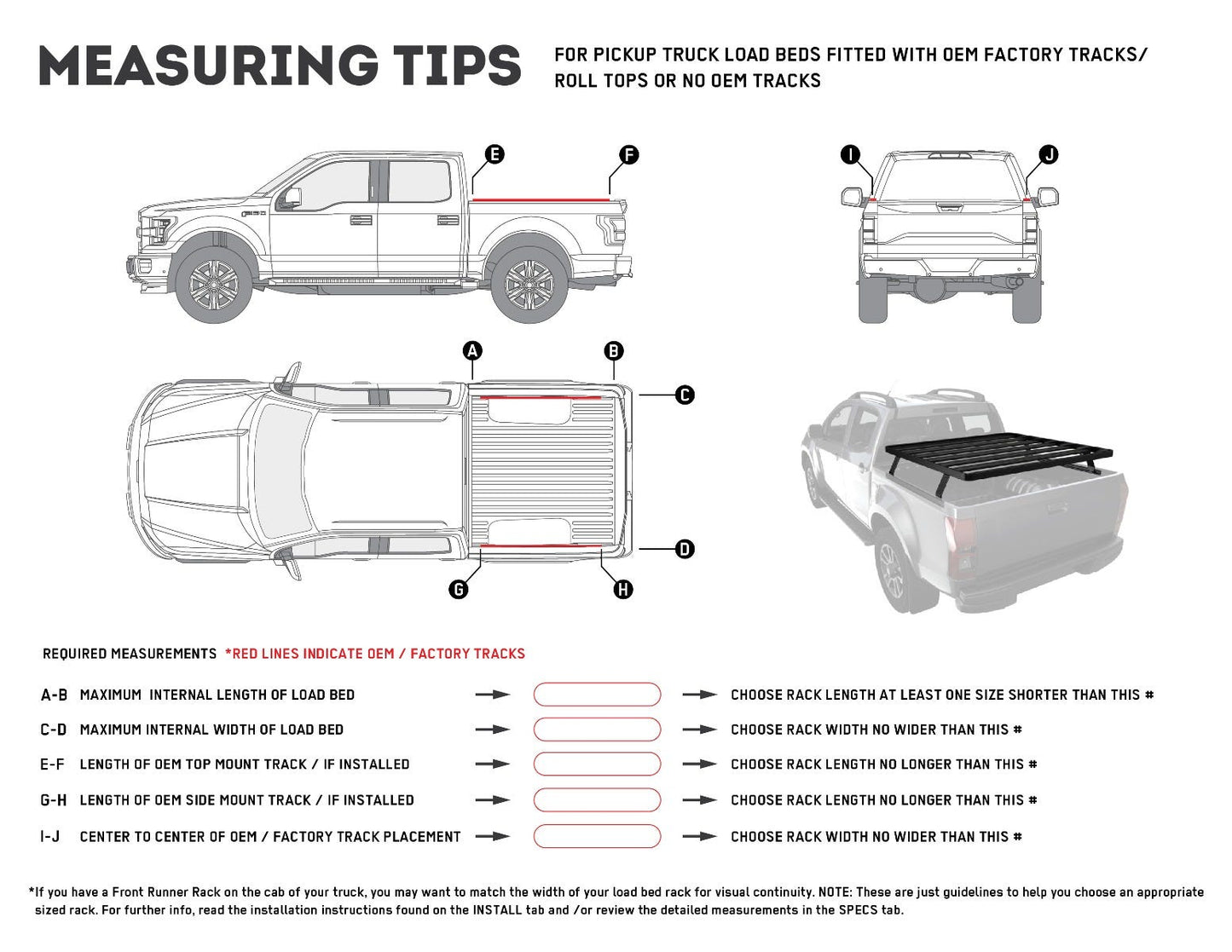 Pickup Truck Slimline II Load Bed Kit / 1345(W) x 1358(L)