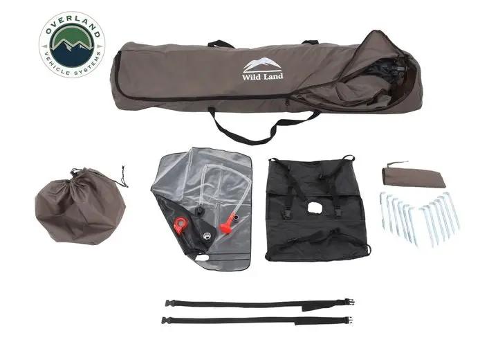 Overland Vehicle Systems / Up Down Air - Portable Privacy Shower Tent with Storage Bag for Camping and Outdoor Adventures