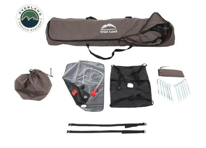 Overland Vehicle Systems / Up Down Air - Portable Privacy Shower Tent with Storage Bag for Camping and Outdoor Adventures