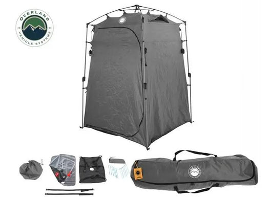 Overland Vehicle Systems / Up Down Air - Portable Privacy Shower Tent with Storage Bag for Camping and Outdoor Adventures