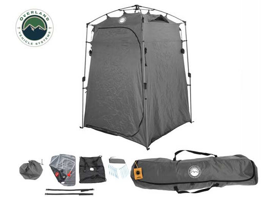 Portable Privacy Shower Tent with Storage Bag for Camping and Outdoor Adventures