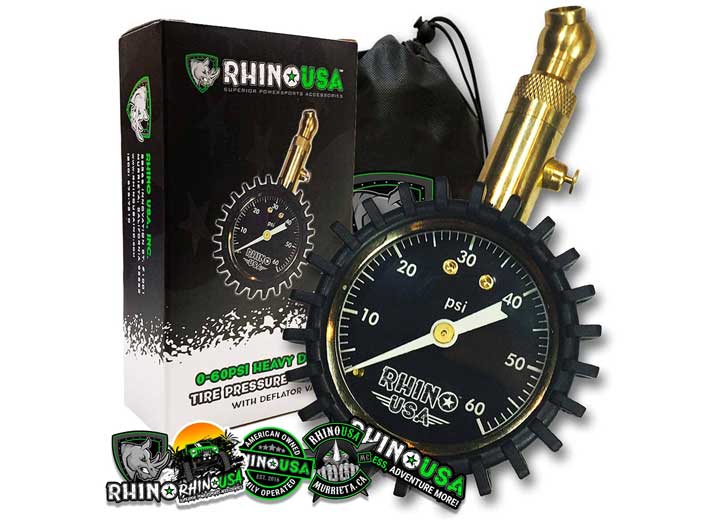 Premium 60 PSI Heavy-Duty Tire Pressure Gauge