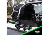 Rhino USA - Premium Fitness Recovery Gear Organizer Bag - Black