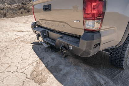 Body Armor 4x4 - Pro Series Rear Bumper, Black, Tacoma