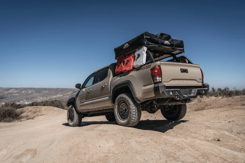 Body Armor 4x4 - Pro Series Rear Bumper, Black, Tacoma