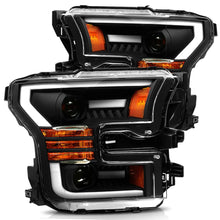 AlphaRex -Projector Headlights Plank Style Design Matte Black