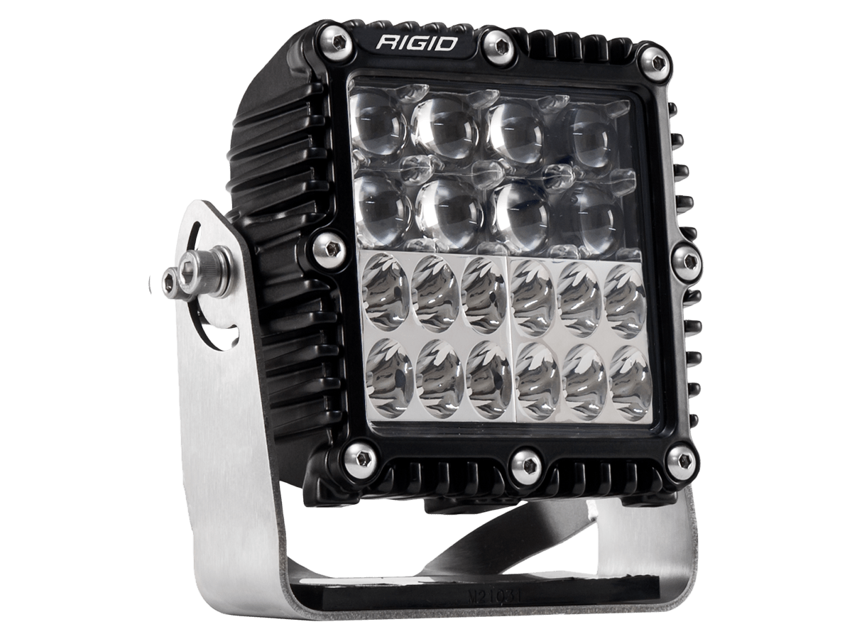 RIGID Industries - Q - Series PRO LED Light, Hyperspot/Driving Combo, Black Housing, Single