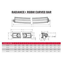 RIGID Industries - Radiance+ Curved 40 Inch RGBW Light Bar