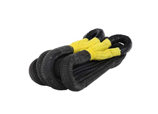 Smittybilt Recoil Kinetic Recovery Rope - 1.5in x 30ft, Black