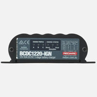 Redarc 20A In-Vehicle DC Battery Charger (Ignition Control) BCDC1220-IGN - Reliable Dual Battery Charging for Off-Road and Marine Applications