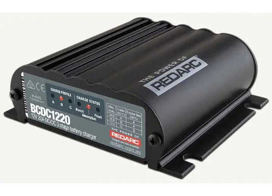 Redarc - Redarc BCDC1220 20A In - Vehicle DC Battery Charger – Advanced Multi - Stage Charging for Dual Battery Applications