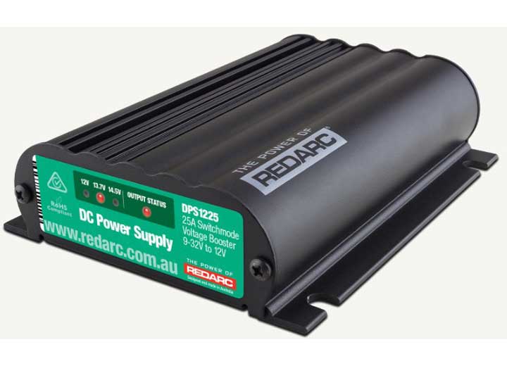 Redarc DPS1225 12V 25A In-Vehicle DC Power Supply - Reliable Off-Grid Power Solution for Automotive, RV, and Marine Applications