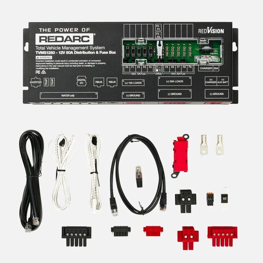 Redarc RedVision & Manager30 Kit - Advanced Total Vehicle Management and Battery Monitoring for Off-Grid Adventures