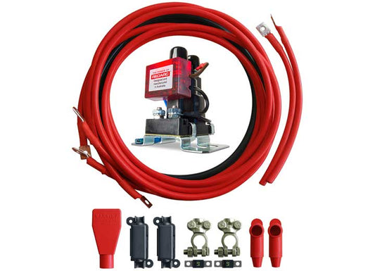 Redarc Smart Start Battery Isolator & Wiring Kit 12V SBI12KIT - 100A Dual Battery Management for Off-Road, Marine, and RV Applications