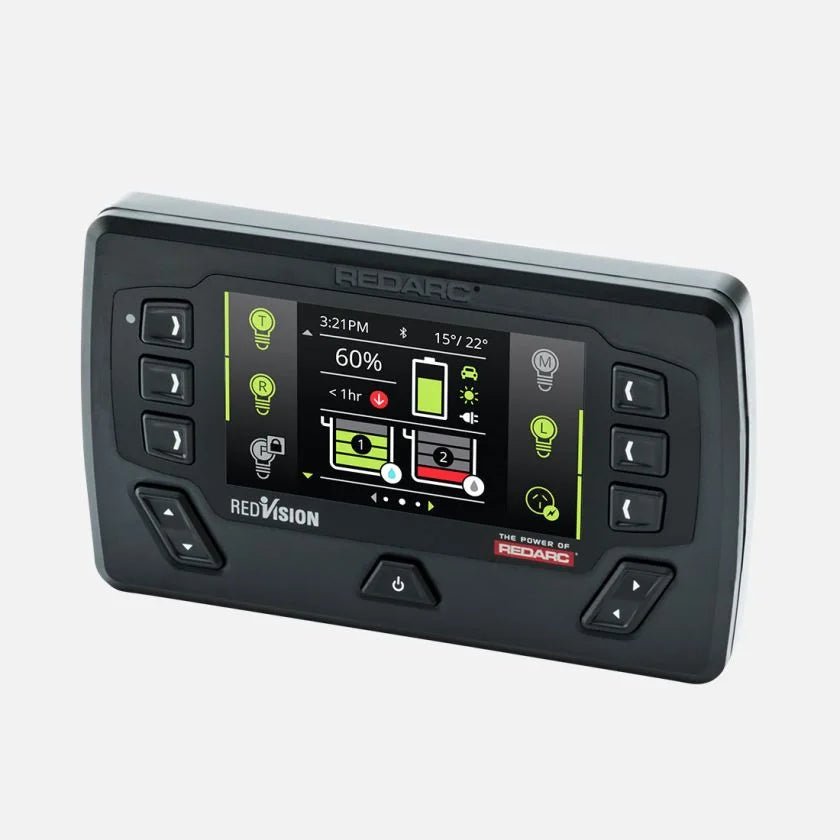 Redarc TVMS Prime TVMS1280-NA - Total Vehicle Management System for Off-Grid Power Control in RVs, Campers, and 4x4s