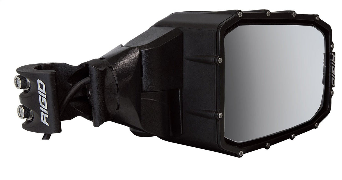 RIGID Industries - Reflect Side Mirror With Integrated LED Light And Amber Side Light, Pair
