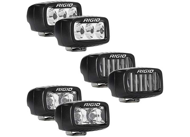 Bronco Mod Bumper Triple SR-M Fog Light Kit by Rigid Industries – Transform Your Off-Road Lighting Experience