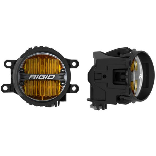Rigid Industries 360-Series Yellow Fog Light Kit, 3,445 Lumens for 2014+ Toyota Tundra, 4Runner, and Tacoma