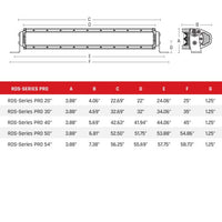 Rigid Industries RDS-Series PRO 40" High-Performance Spot Light – Black, 63,360 Lumens, IP68 Rated