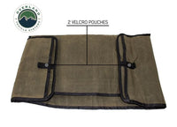 Durable Waxed Canvas Tool Roll Bag with Handle and Straps - #16 Heavy-Duty Design