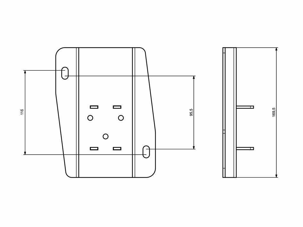 Universal Awning Brackets Front Runner