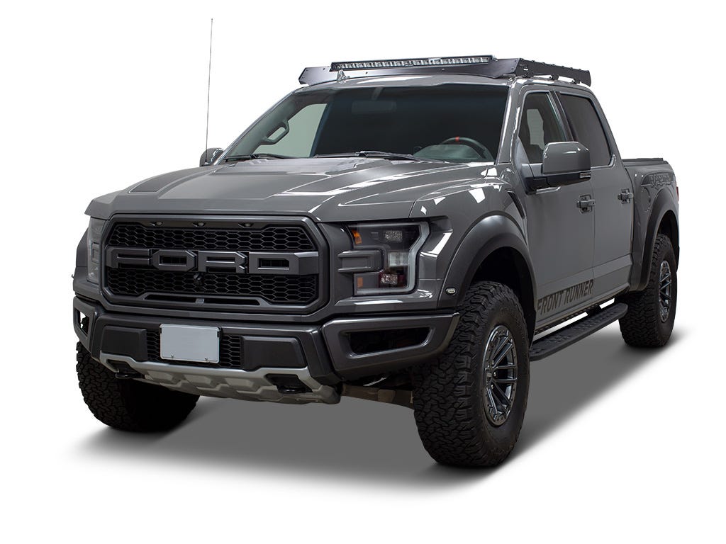 Ford F-150 Crew Cab w/ Sunroof (2015-2020) Slimsport Rack 40in Light Bar Wind Fairing Front Runner