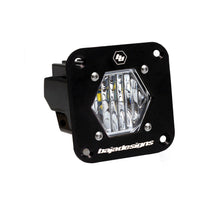 Baja Designs -S1 Black Flush Mount LED Light Pod (Wide Cornering; Clear)