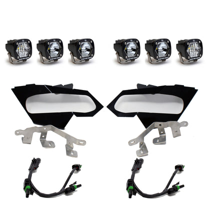 Baja Designs -S1 LED Headlight Kit - '17-24 Maverick X3 (Multi-Pattern, Clear)