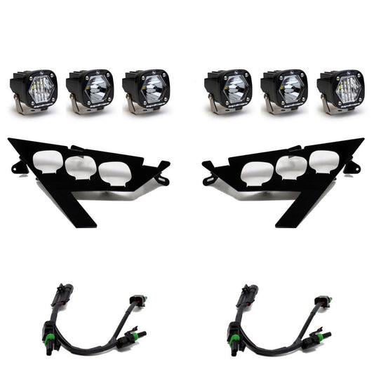 S1 LED HEADLIGHT KIT-20-C RZR PRO XP(MULTI-PATTERN, CLEAR)