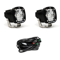 Baja Designs - S1 WIDE CORNERING LED LIGHT WITH MOUNTING BRACKET PAIR