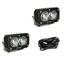 Baja Designs -S2 Pro Black LED Light Pod Pair (Spot; Clear)