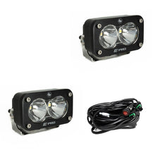 Baja Designs -S2 Pro Black LED Light Pod Pair (Spot; Clear)