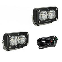 Baja Designs -S2 Pro Black LED Light Pod Pair (Wide Cornering; Clear)