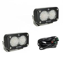Baja Designs -S2 Pro Black LED Light Pod Pair (Work/Scene; Clear)