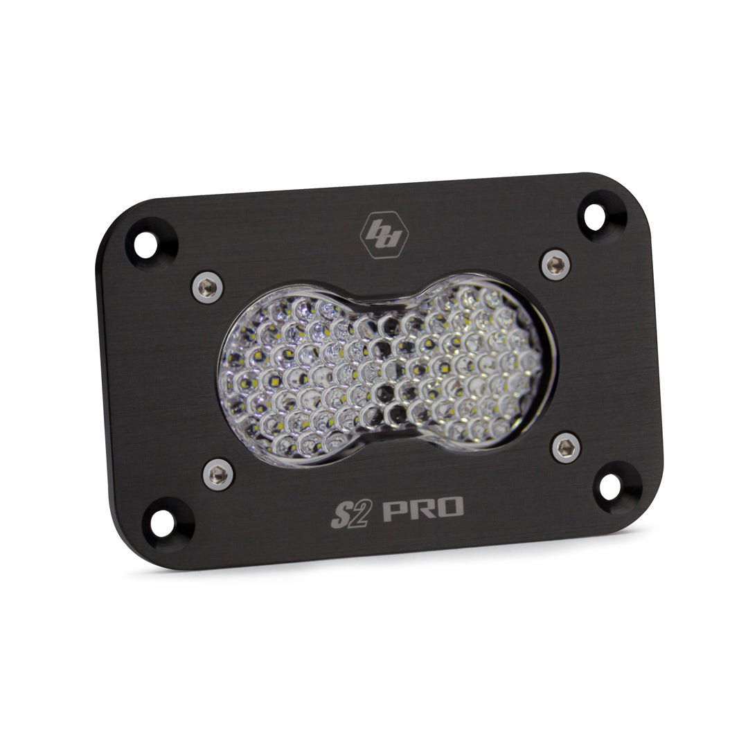 S2 PRO, LED FLOOD/WORK, FLUSH MOUNT, WHITE